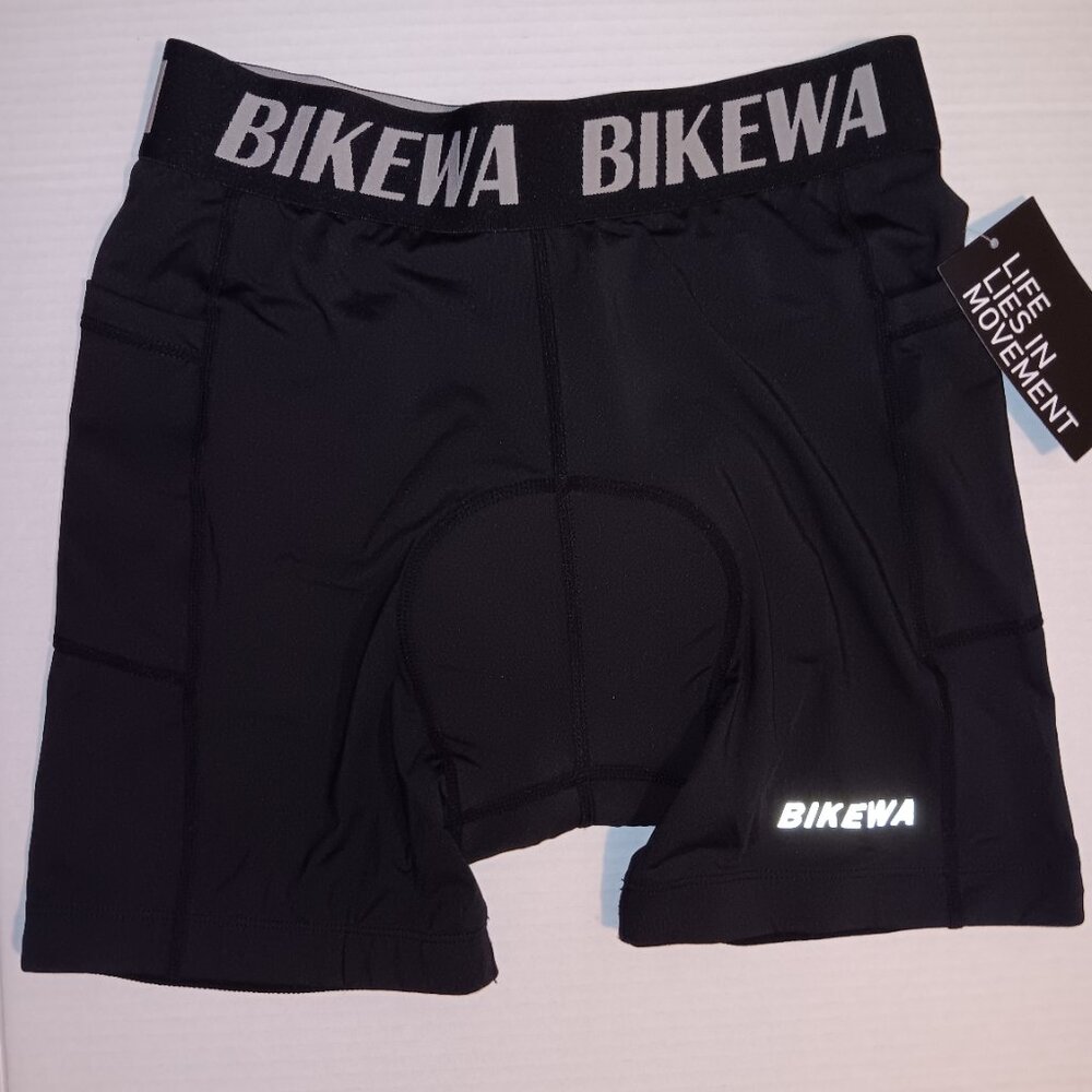 BIKEWA MEN'S SPORTS PADDED CYCLING SHORTS